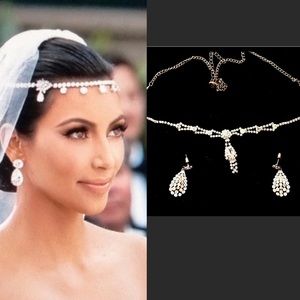 Christal rhinestone forehead jewelry